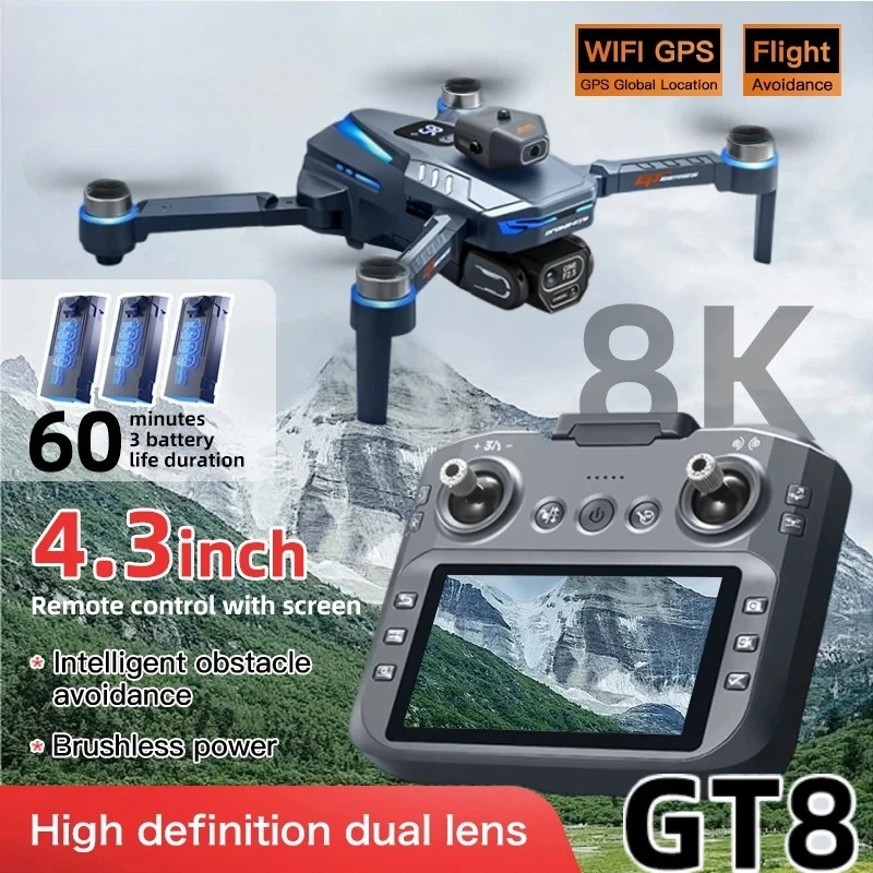 طائرة بدون طيار GT8 الأصلية بد - مراجعة Drone Surveying وسعره