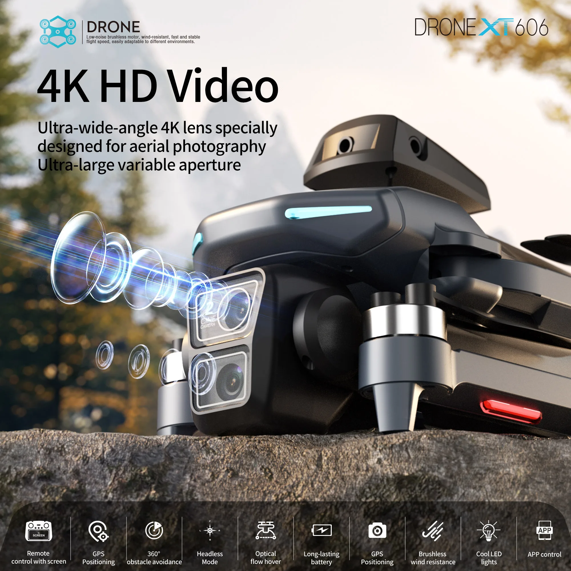 طائرة بدون طيار XT606 MAX GPS  - مراجعة Drone Photogrammetry وسعره