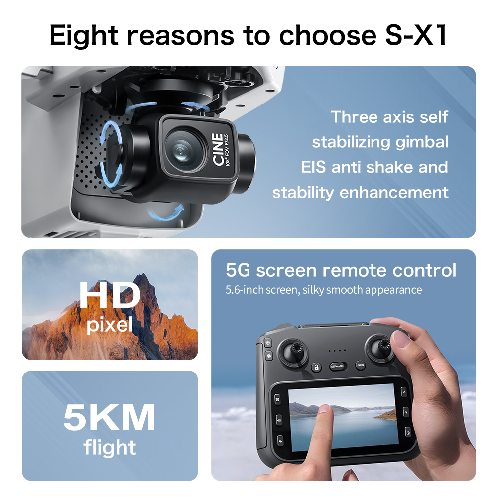 طائرة بدون طيار S-X1 الأصلية ب - مراجعة Drone Surveying وسعره