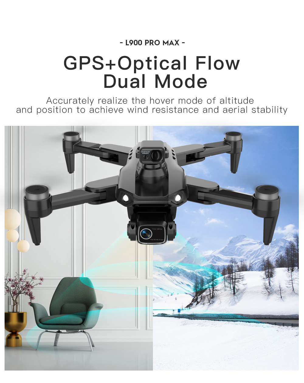 LYZRC L900 PRO MAX تجنب العوائ - مراجعة Drone Surveying وسعره